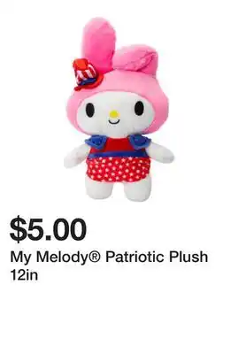 Five Below My Melody Patriotic Plush 12in offer