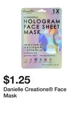 Five Below Danielle Creations Face Mask offer