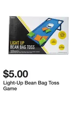 Five Below Light-Up Bean Bag Toss Game offer