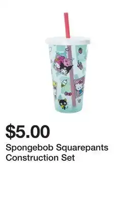 Five Below Spongebob Squarepants Construction Set offer