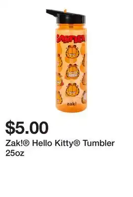 Five Below Zak! Hello Kitty Tumbler 25oz offer