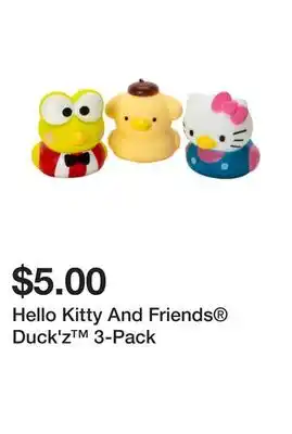 Five Below Hello Kitty And Friends Duck'z 3-Pack offer