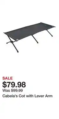 Cabela's Cabela's Cot with Lever Arm offer