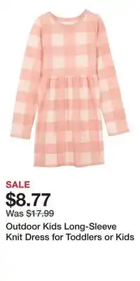 Cabela's Outdoor Kids Long-Sleeve Knit Dress for Toddlers or Kids offer