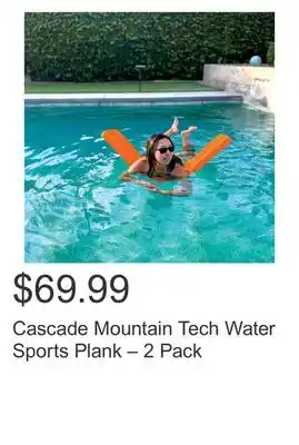 Costco Cascade Mountain Tech Water Sports Plank – 2 Pack offer