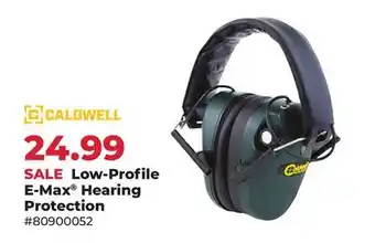 Runnings CALDWELL Low-Profile E-Max Hearing Protection offer