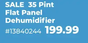 Runnings 35 Pint Flat Panel Dehumidifier offer