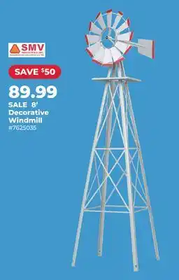 Runnings 8' Decorative Windmill offer