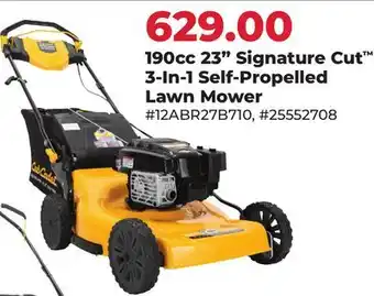 Cub Cadet 190cc 23 Signature Cut 3-In-1 Self-Propelled Lawn Mower