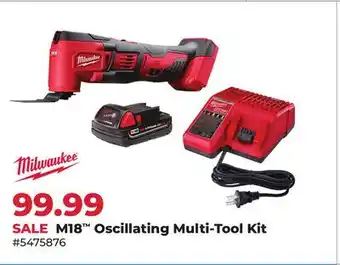 Runnings Milwaukee M18 Oscillating Multi-Tool Kit offer