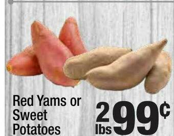 Super King Markets Red Yams Or Sweet Potatoes offer