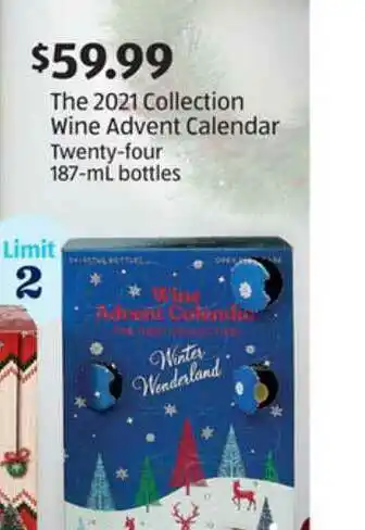 Aldi The 2021 Collection Wine Advent Calendar Twenty-four offer