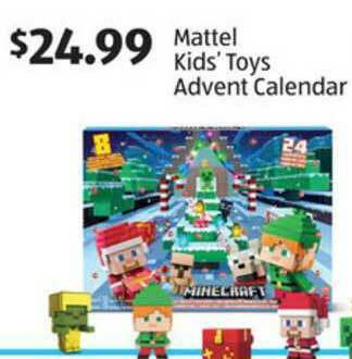 Aldi Mattel Kids' Toys Advent Calendar offer