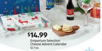 Aldi Emporium Selection Cheese Advent Calendar offer