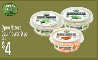 Jewel-Osco Open Nature Cauliflower Dips offer