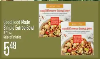 Jewel-Osco Good Food Made Simple Entrée Bowl offer