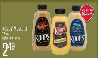 Jewel-Osco Koops' Mustard offer