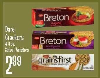 Jewel-Osco Dare Crackers offer