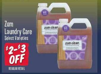 Jewel-Osco Zum Laundry Care offer