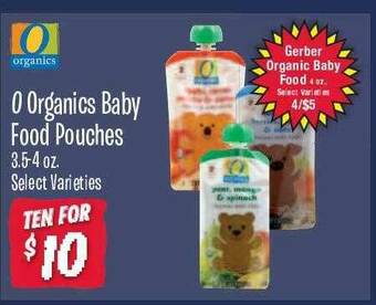 Jewel-Osco O Organics Baby Food Pouches offer