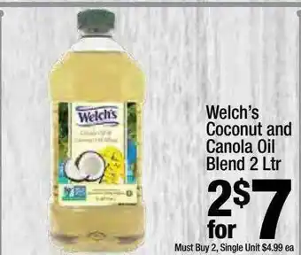 Super King Markets Welch's Coconut And Canola Oil Blend 2 Ltr offer