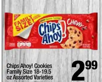 Super King Markets Chips Ahoy! Cookies Family Size 18-19.5 Oz offer