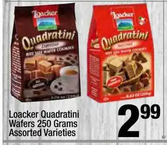 Super King Markets Loacker Quadratini Wafers 250 Grams offer