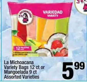 Super King Markets La Michoacana 12 Ct Or Mangoelada 9 Ct offer