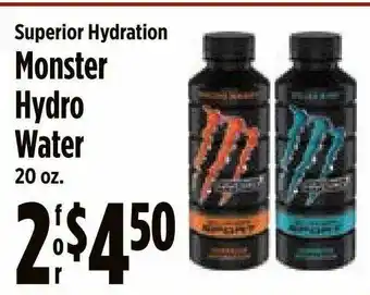 KTA Super Stores Monster Hydro Water offer