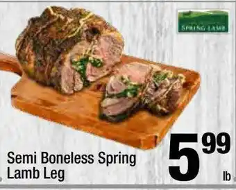 Super King Markets Semi Boneless Spring Lamb Leg offer