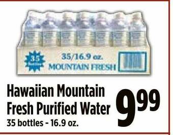 KTA Super Stores Hawaiian Mountain Fresh Purified Water offer