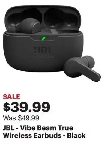 Best Buy JBL - Vibe Beam True Wireless Earbuds offer