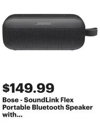 Best Buy Bose SoundLink Flex Portable Bluetooth Speaker offer