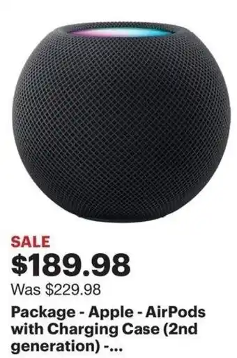 Best Buy AirPods with Charging Case offer