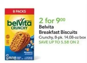Publix belvita Breakfast Biscuits offer