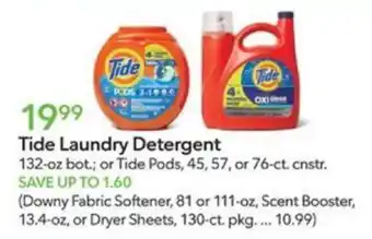 Publix Tide Laundry Detergent offer