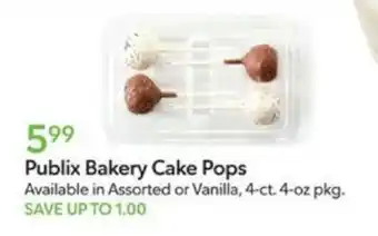 Publix Bakery Cake Pops