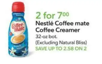 Publix Nestlé Coffee mate Coffee Creamer offer