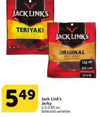 Albertsons Jack Link's Jerky offer
