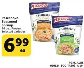 Albertsons Pescanova Seasoned Shrimp offer