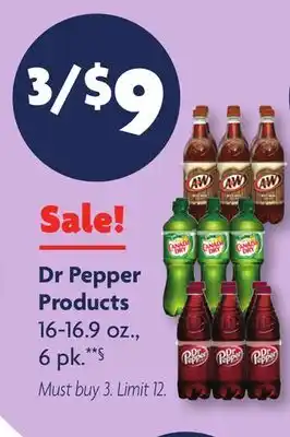 Family Dollar Dr Pepper Products offer