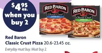 Family Dollar Red Baron Classic Crust Pizza offer