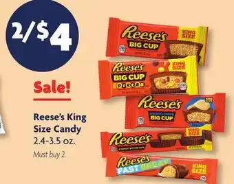 Family Dollar Reese's King Size Candy offer