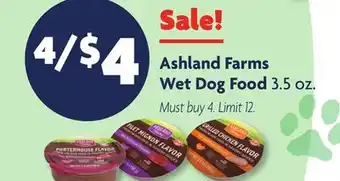 Family Dollar Ashland Farms Wet Dog Food offer