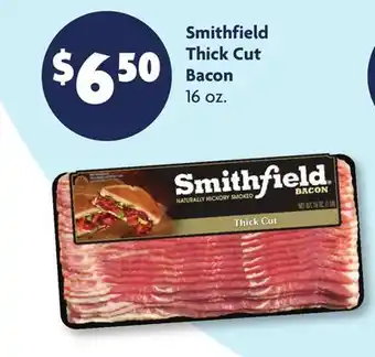 Family Dollar Smithfield Thick Cut Bacon offer