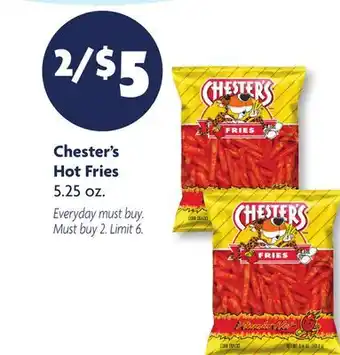 Family Dollar Chester's Hot Fries offer
