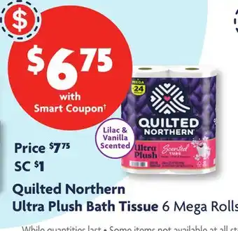 Family Dollar Quilted Northern Ultra Plush Bath Tissue offer