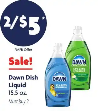 Family Dollar Dawn Dish Liquid offer