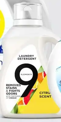 Target 9 elements 92-oz liquid laundry detergent offer