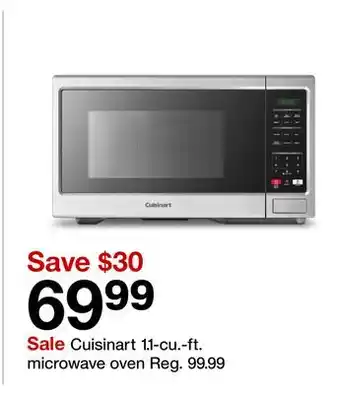 Target Cuisinart 1.1-cu.-ft. microwave oven offer